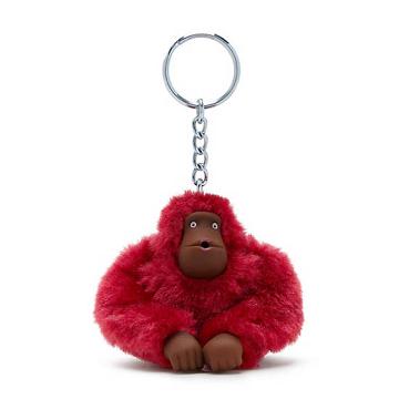 Kipling Sven Small Monkey Keychain Accessories Regal Ruby | CA 2018IL